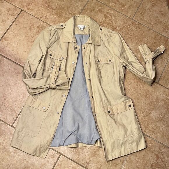 Cream Safari style jacket - Picture 1 of 6